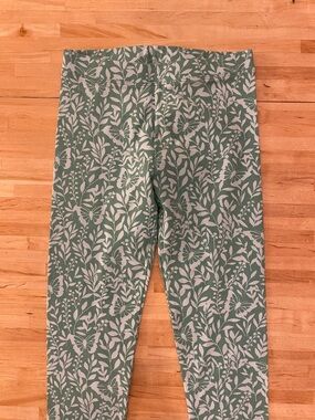 Crewcuts Green and light blue Floral Leggings